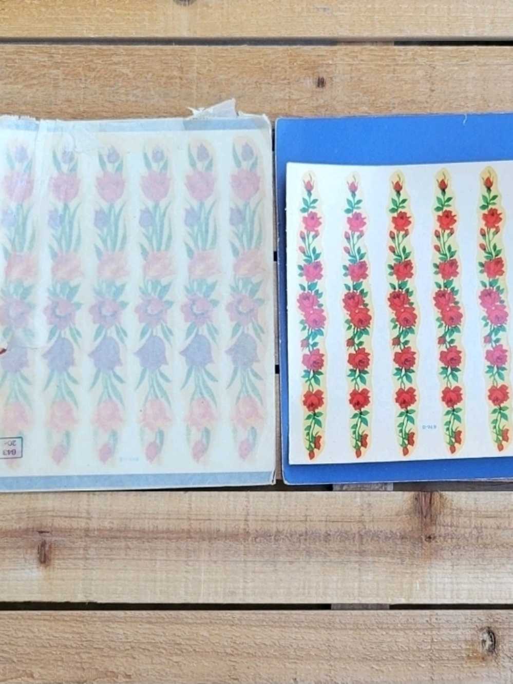 Vintage 40s-50s Flower Decals (New Old Stock) by Meyercord